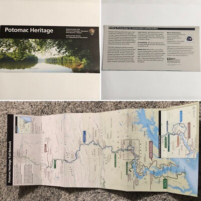 2026 Potomac Heritage National Scenic Trail Park Unigrid Brochure Map Washington