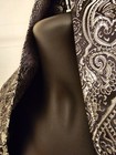 pre-owned, high quality, 12 foot black and silver scarf - see details — photo 4