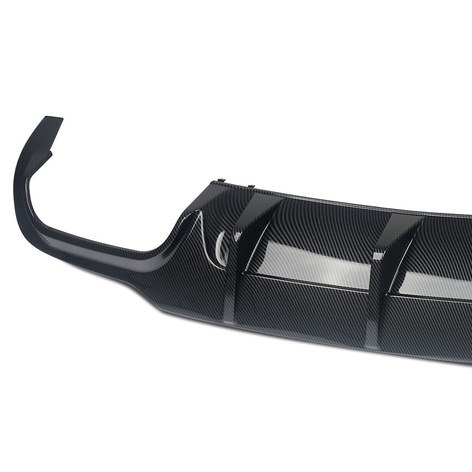 Carbon Fiber Style Rear Diffuser Lip New For 2012+ Benz W204 C250 C300 ...