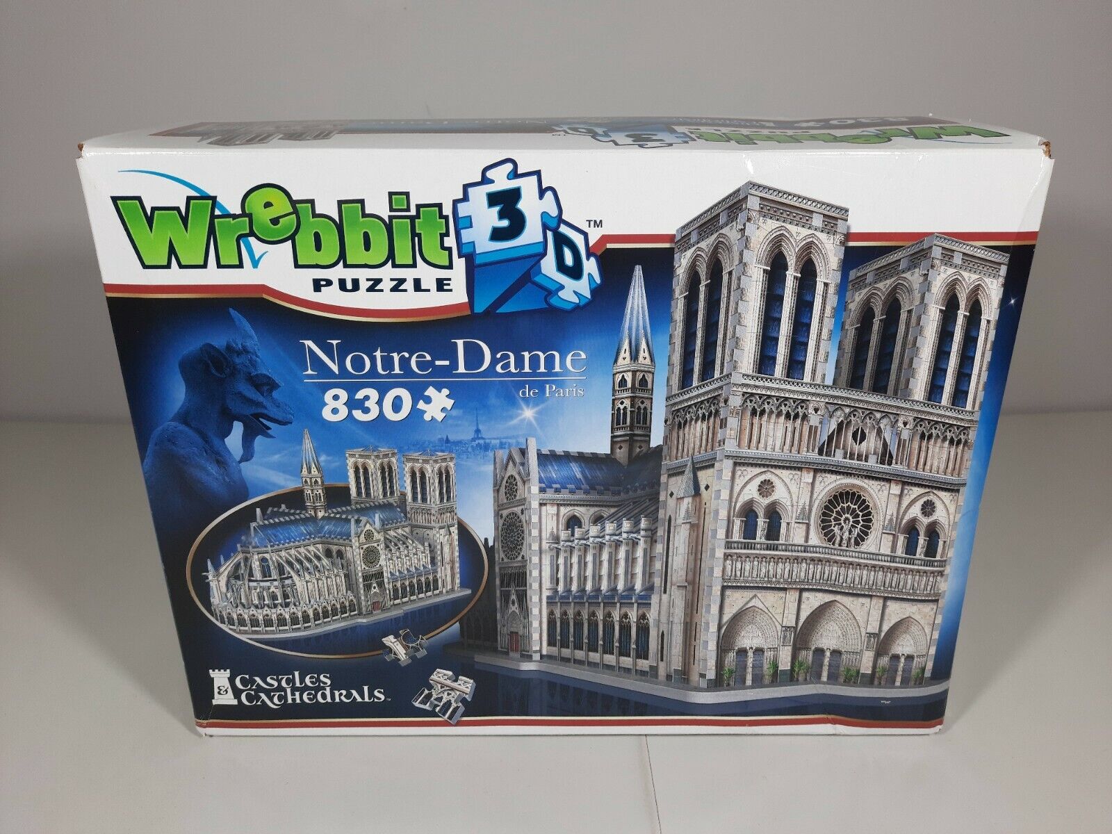 Wrebbit 3D – Notre-Dame de Paris 3D Jigsaw Puzzle 830 Pieces - N