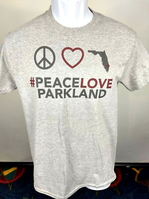 #ad #ad Parkland High School #Peace love Parkland T shirt Sz Sm New no Tags $2.09