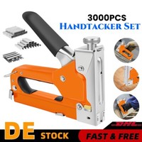 3 In 1 Handtacker Set 3000 Klammern DIY Profi Tacker FüR Holz