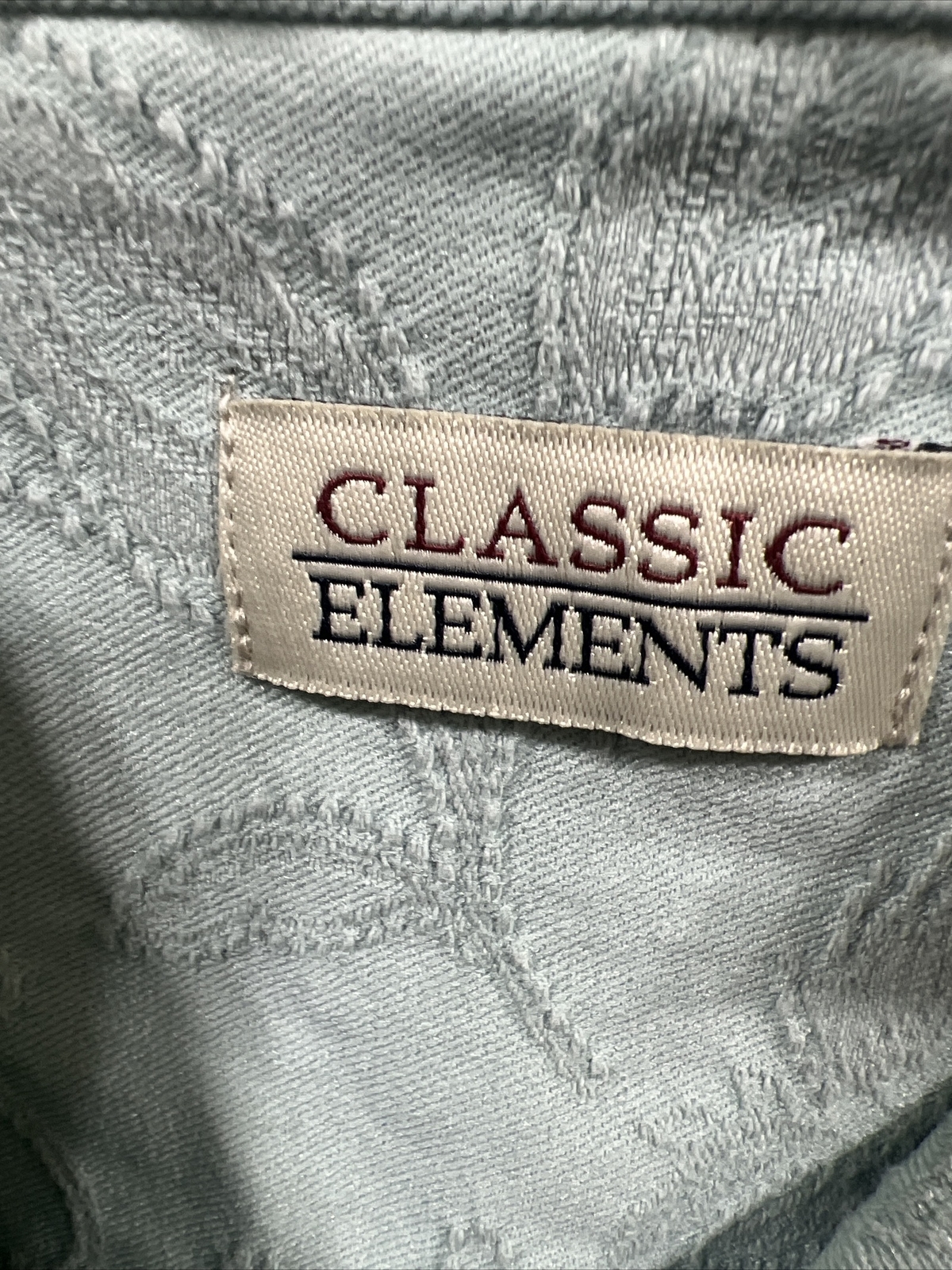 Classic Elements soft turquoise green Floral Text… - image 15