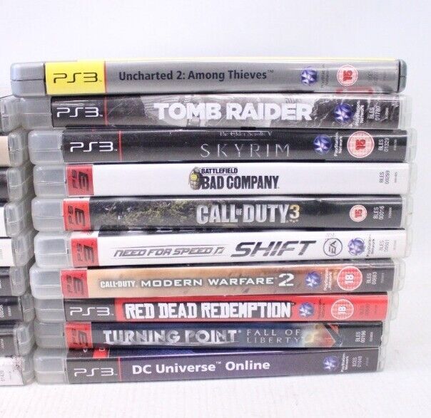 19 x PlayStation 3 PS3 Cased Games Inc GTA 4 I RED DEAD REDEMPTION - H74