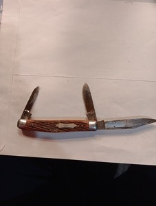 VINTAGE SABRE 3 BLADE POCKET KNIFE