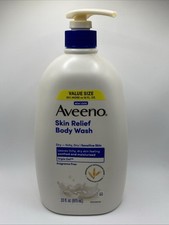 Aveeno Skin Relief Fragrance-Free Body Wash Oat Soothe Dry Itchy Skin 33 fl. oz