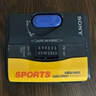 Sony Sports Mega Bass Walkman FM/AM Radio C0assette WM-FS393 Vintage Tested