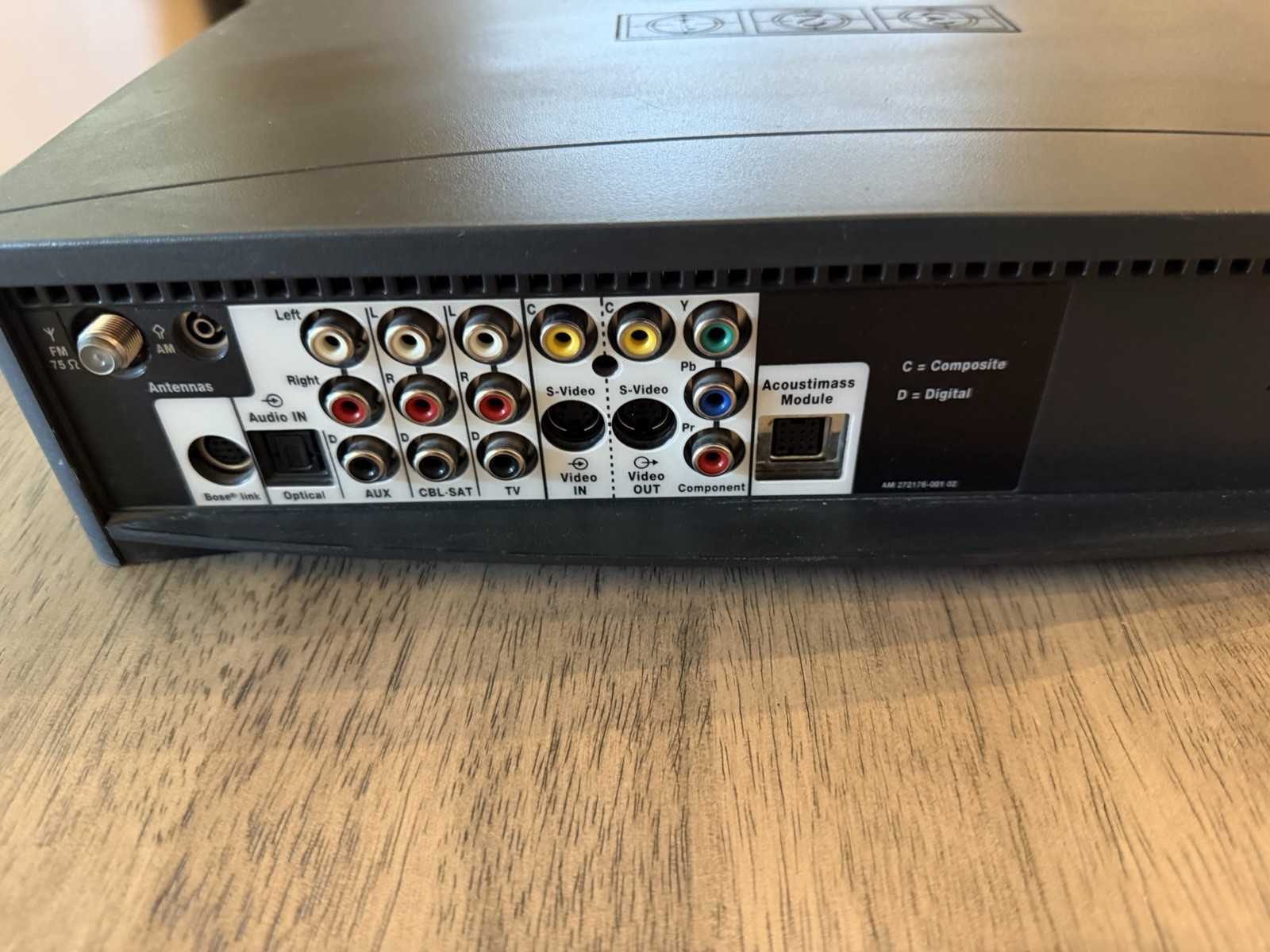 Bose AV 321   SeriesII Home Theater System Media Center Only- Tested Working