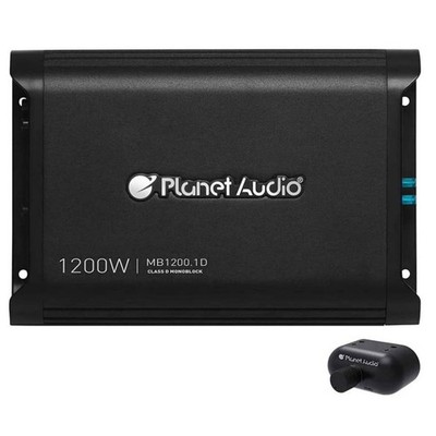 Planet Audio MB1200.1D 1200 Watts Max 1 Ohm Stable Mini Bang Monoblock MOSFET...