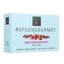 REFLUX GOURMET Berry Soothe Gum Alginate Therapy Sodium Bicarbonate Gum for Acid