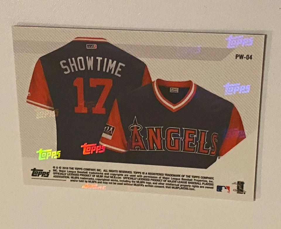 Shohei Ohtani Rookie - 2018 Topps Now MLB Players’ Weekend - Showtime #PW-04 RC - Image 3 of 3