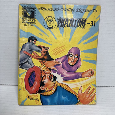 Phantom Diamond Comics #31 INDIA In ENGLISH Color Falk Rare Comic Book