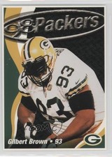 1998 Green Bay Packers Police Schaeffer Motor Sales Gilbert Brown #3 0h1