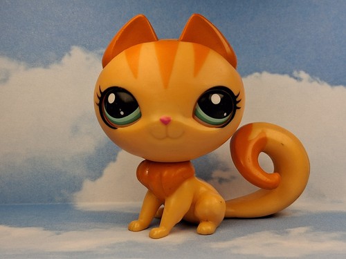 MAGIC MOTION MOM #3504 CAT 2.75" TALL LPS Littlest Pet Shop - Hasbro LPS