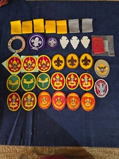 Boy Scouts 34 Old Patches Loops