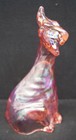 FENTON Art Carnival Glass Iridescent Pink Alley Cat 11" — photo 2