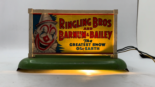 American Flyer S Gauge 577 Circus Billboard w/Control Button in Rough OB - Works - Video 1 of 1