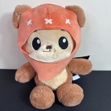 Disney STAR WARS Ewok 9  Plush W/Tag Mattel Return Of Jedi Stuffed Animal STAIN
