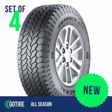 4 X New - 25570r15 General Grabber At3 112t