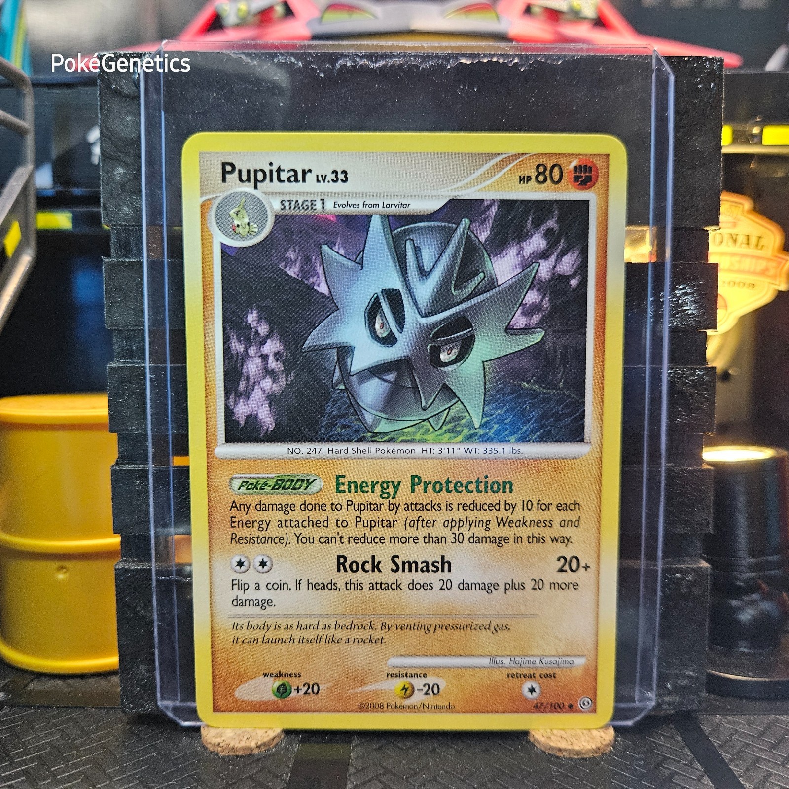 Pupitar Stormfront Pokémon TCG 47/100 Diamond & Pearl Uncommon