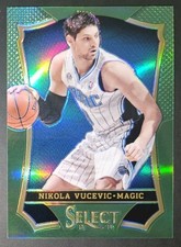 Nikola Vucevic 2013-24 Panini Select GREEN PRIZM Parallel Insert Card (#'d 5/5)