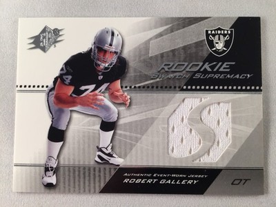 Upper Deck SPx Robert Gallery Jersey Rookie