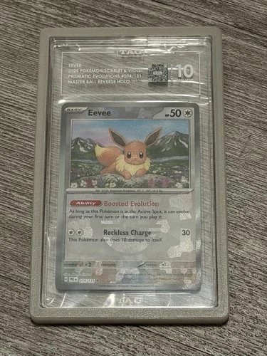 Eevee 074/131 (Master Ball Holo) TAG 10 Gem Mint