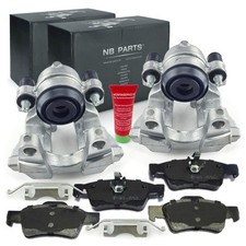 2x Bremssattel + Bremsbeläge hinten für Mercedes-Benz E-Klasse W211 S211 SL