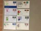 Eight RYU KYU- Japan fdc with two stamps