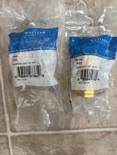 Set of Two CGA 843 Brass Fitting Adapters for Safe Use Cylinders and Regulators