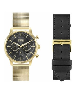 Versus Versace Mens  Gold 46mm Bracelet Fashion Watch