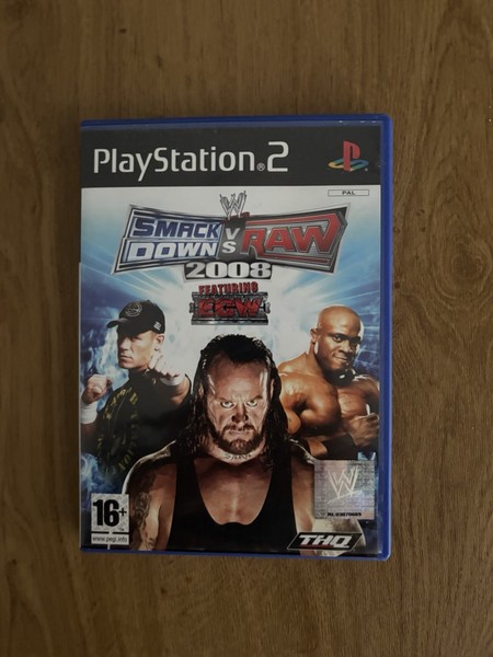 SmackDown vs RAW 2008 PlayStation 2 (ps2) PAL España COMPLETO