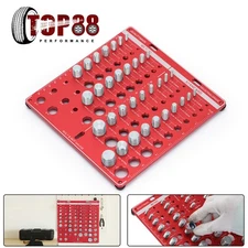 Nut and Bolt Thread Checker 34 Thread Identifier Gauge Inch and Metric Screw