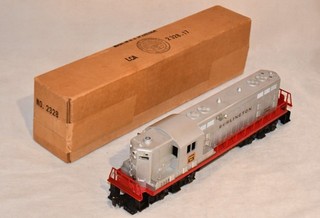 ORIGINAL LIONEL 2328 BURLINGTON GP7 SWITCHER POSTWAR NO RESERVE