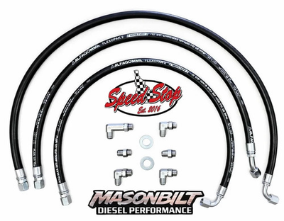 #ad Speed Stop amp; Masonbilt 5 8 Transmission Cooler Lines For 01 02 GM 6.6L Duramax $290.00