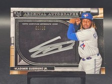 2021 Topps Museum Collection Archival Autos Vladimir Guerrero Jr. 58/85 #AA-VGJ