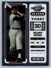 2023 Panini Baseball Chronicles Contenders Optic #12 Orlando Cepeda Giants MLB