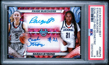 2024 BOWMAN UNIVERSITY BEST DUAL AUTOS - PAIGE BUECKERS/SARAH STRONG /10 - PSA 9