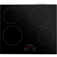 Image of Russell Hobbs MDA RH60EH413B 59cm 4 Burners Ceramic Hob Black
