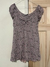 Floral Pink Short Sleeve Dress