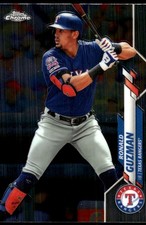 Ronald Guzman 2020 Topps Chrome #129 Rangers MLB READ FREE SHIPPING AutographDen