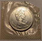 1965 Canadian 50 Cents, Elizabeth II, UNC, .800 Silver, ASW .3oz ** LOW SHIP **