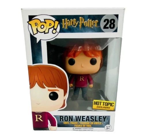Funko Pop Harry Potter Ron Weasley #28 Hot Topic Exclusive Open Box