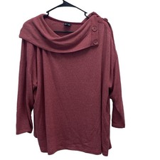 Db Sunday Pink Sweater 3/4 sleeve Size XL Pink Shirt Woman  s Extra Large