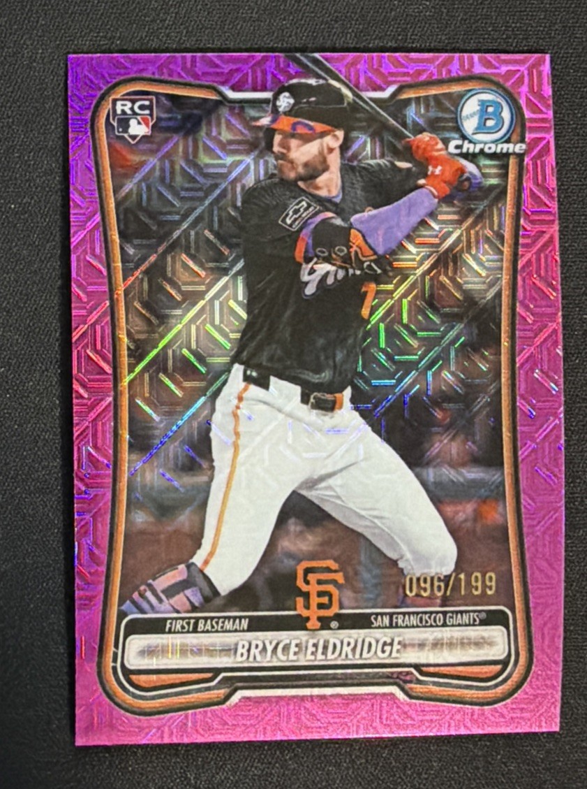 2026 Bowman Chrome Mega Bryce Eldridge RC #78 Pink Mojo /199 Giants