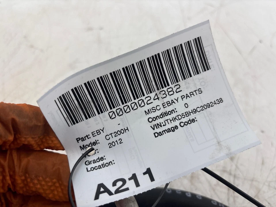 2011 - 2017 Lexus CT200H A/C Air Conditioning Discharge Hose Pipe Line OEM - Image 2 of 4