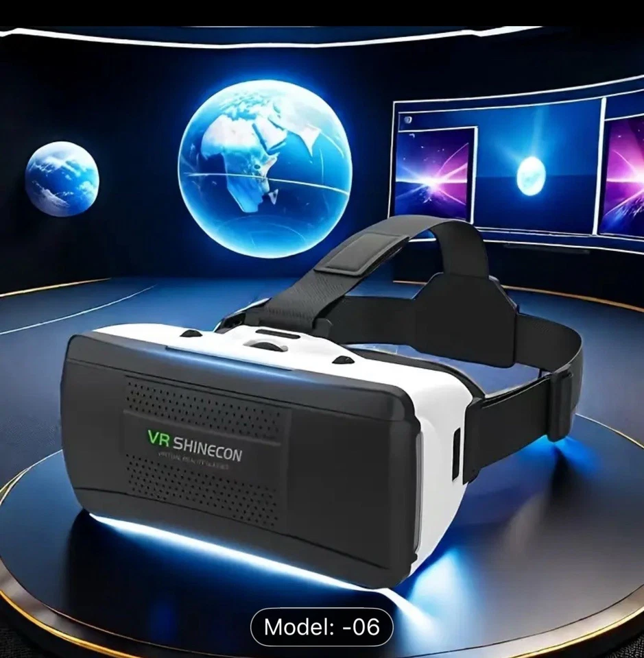 VR Smart Virtual Reality Glasses Headsets PC/TV/movie Mode 4.7”-6.53” Phone 3D - Image 3 of 4