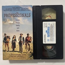 The Professionals (VHS) Burt Lancaster, Lee Marvin, Ryan ~ BUY 2 GET 1 FREE!