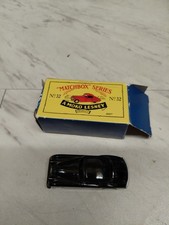 Matchbox Moko Lesney 32 Black Jaguar XK140 Coupe Original Box Reproduction MX110