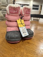 Cat  Jack Toddler Snow Boots Brand New Size 5 Faux Fur Lined Waterproof Winter